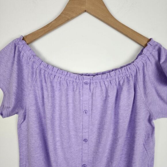 The Children's Place Violet Short Sleeve Off Shoulder Top Girls Size XXL (16) - Picture 13 of 16